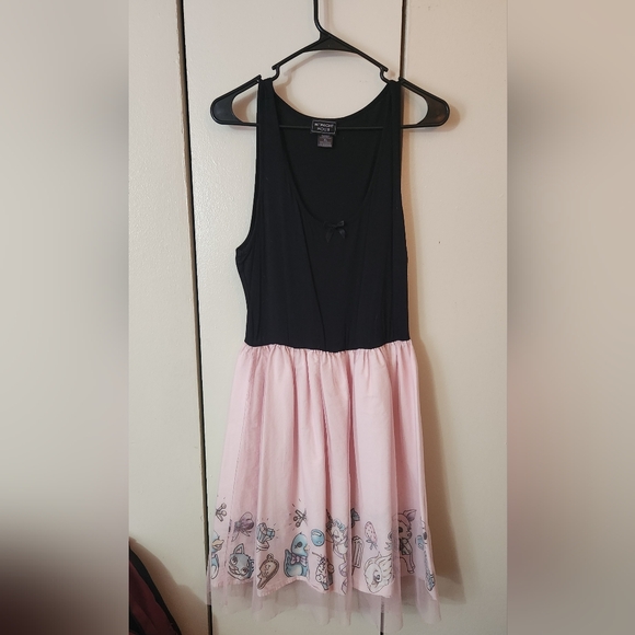 MELANIE MARTINEZ Midnight Hour Black & Pastel Baby Print Tank Dress & Jacket XL - Picture 1 of 7